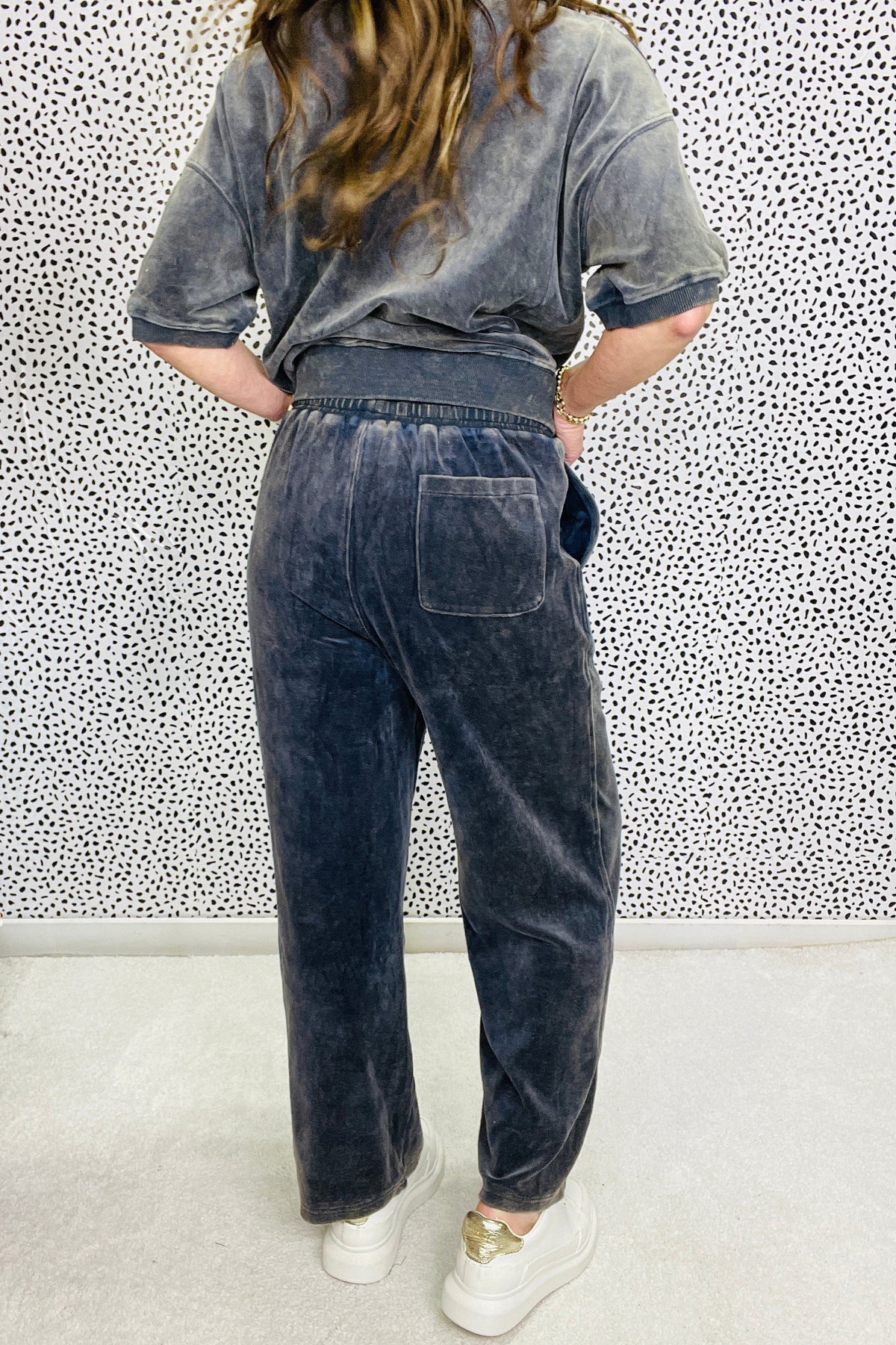 Velvet Days Mineral Washed Velvet Pants In 2 Colors *Final Sale*