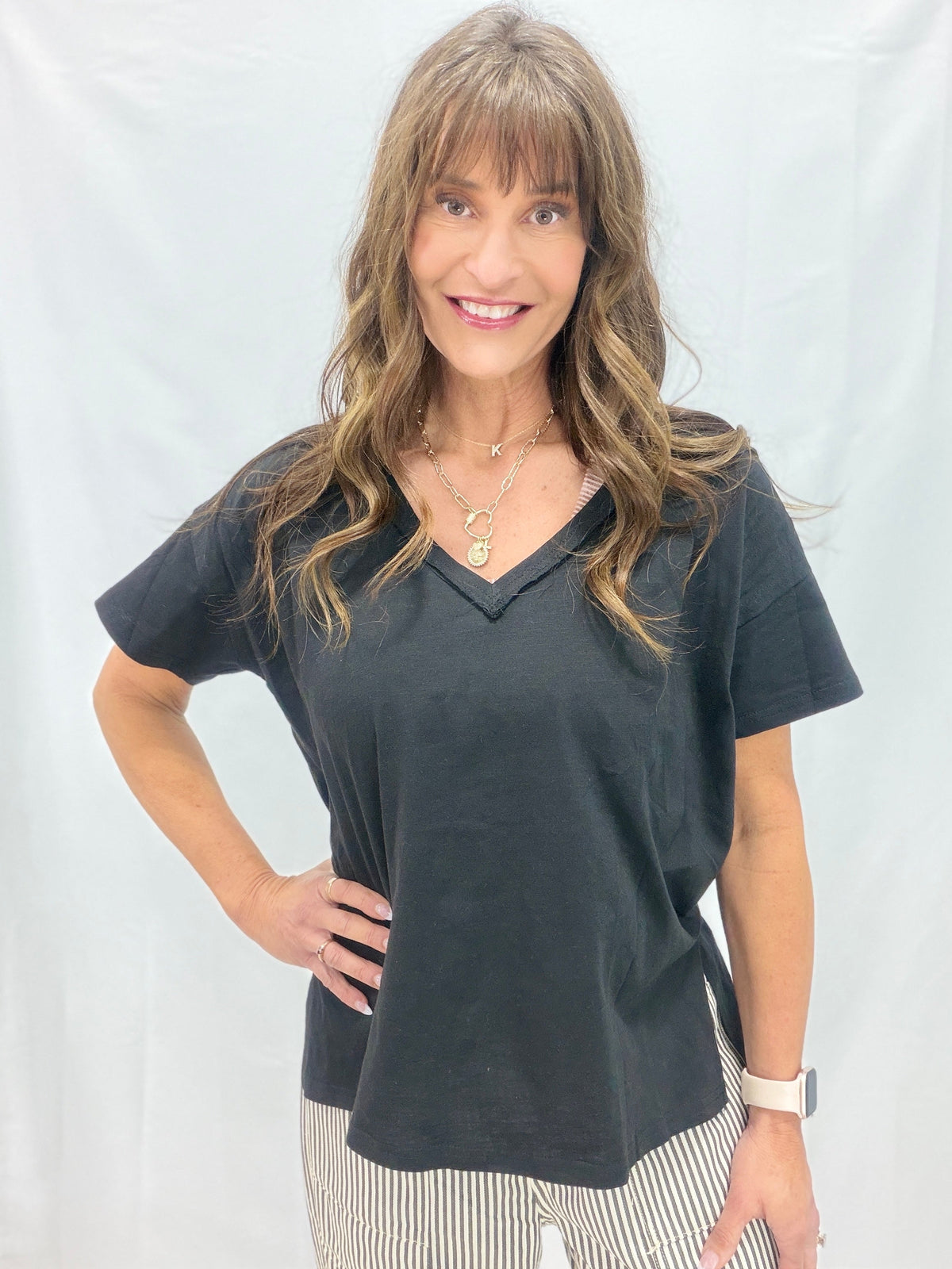 POL Can't Even Think V-Neck Top In 6 Colors