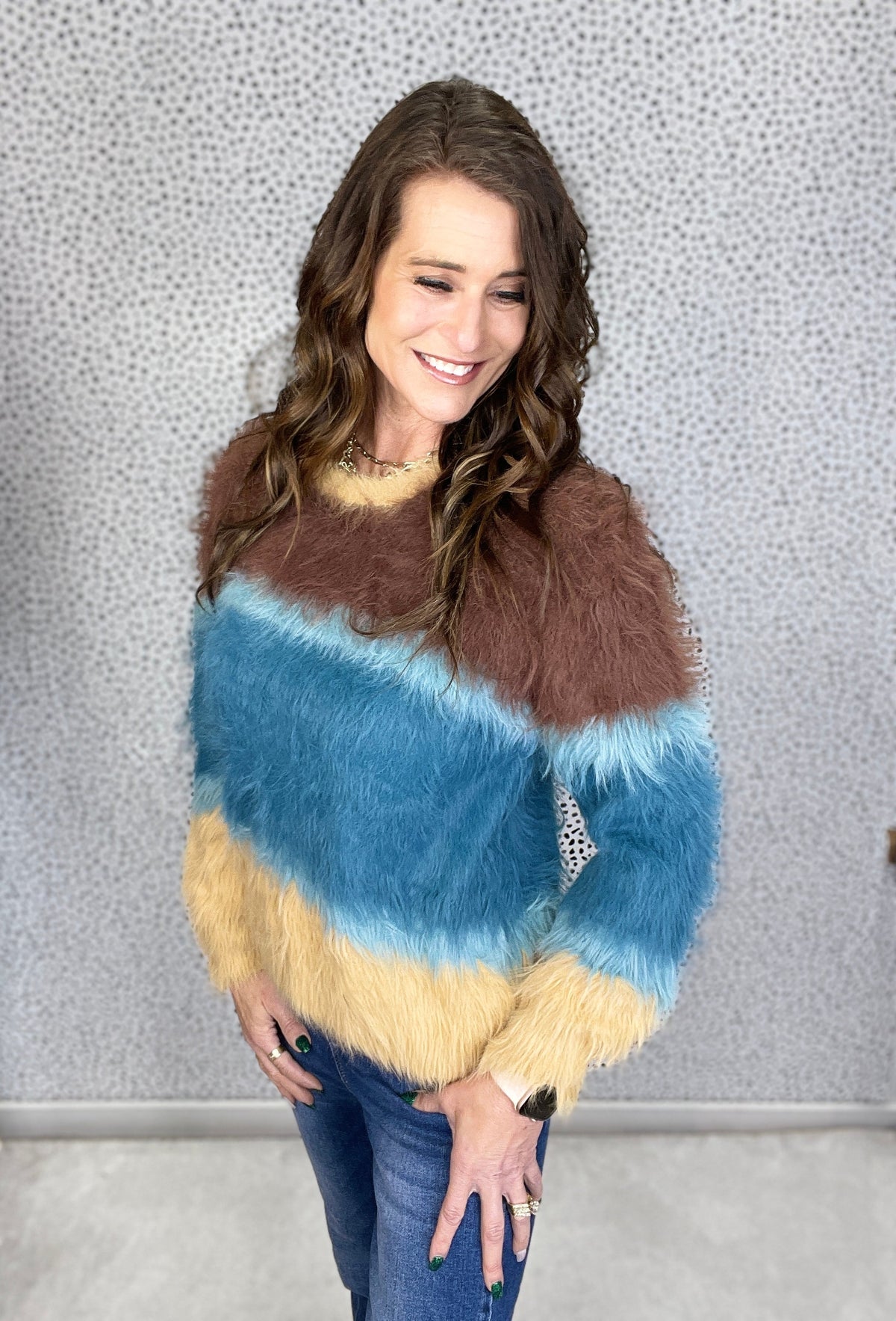 Drifting Away Colorblocked Sweater *Final Sale*