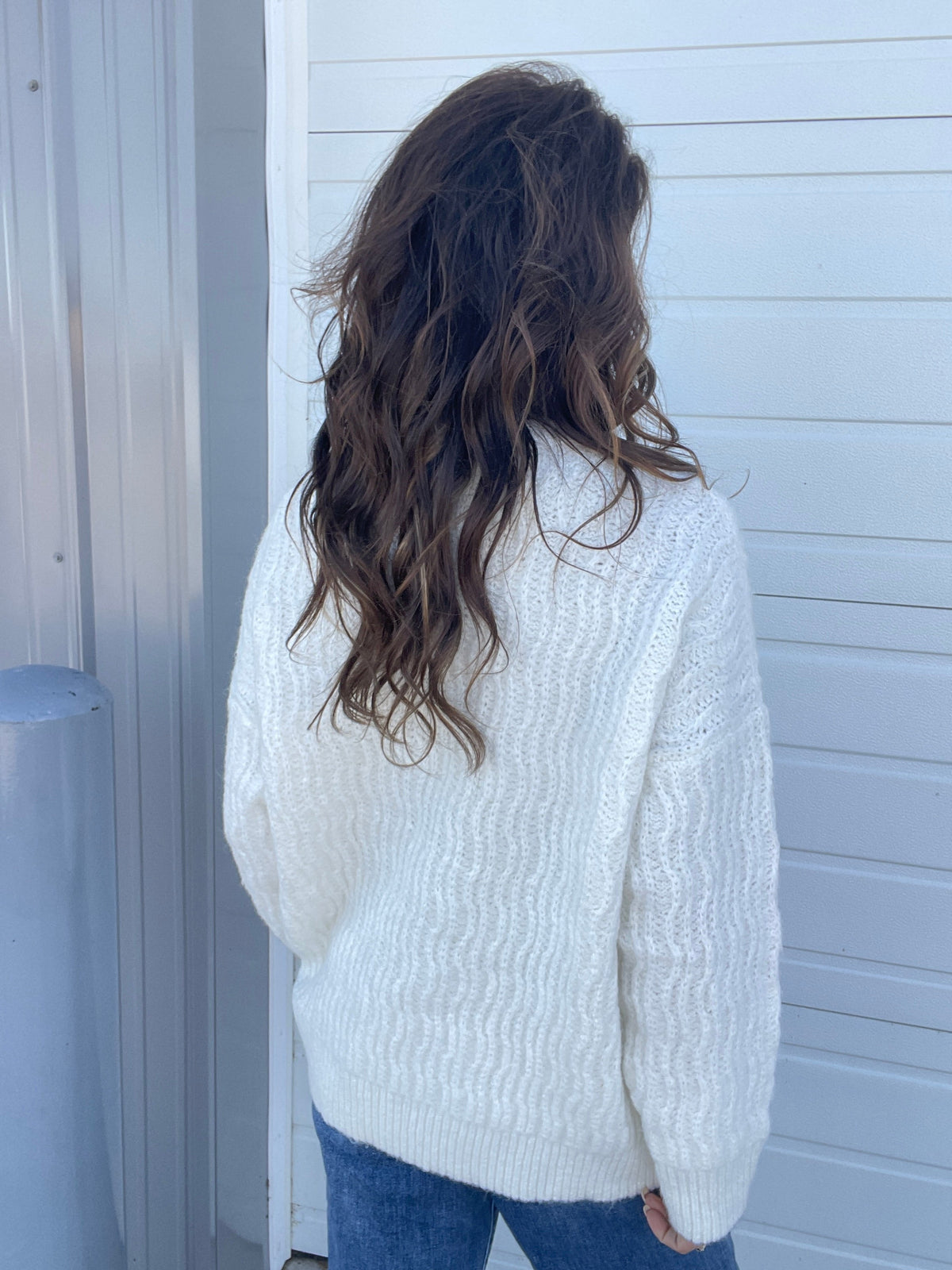 POL Oh So Chill Button Front Sweater Cardigan In 3 Colors: Ivory, Grey, Red *Final Sale*