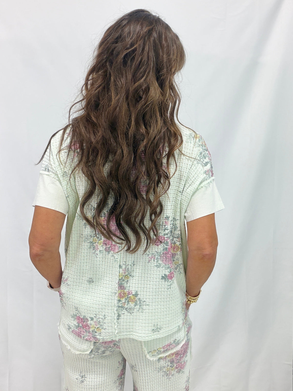 Soft Bloom Waffle Knit Top in 2 Colors