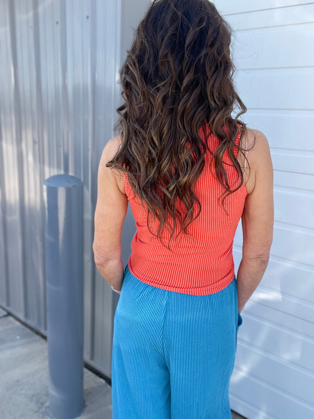Blossom And Blooming Ribbed Tank In 4 Colors *Final Sale*