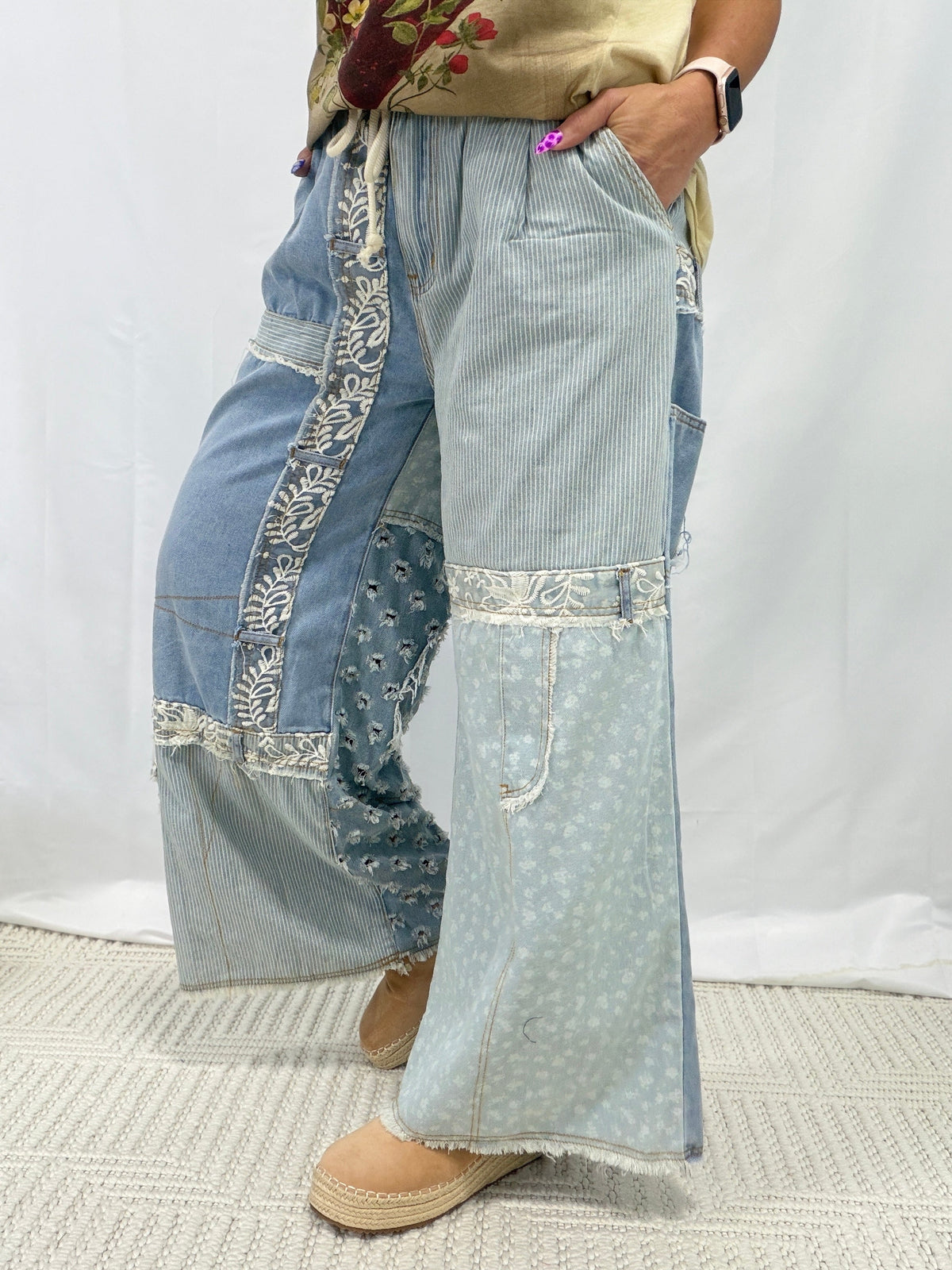 POL Choose To Hold Me Roomy Fit Pants In 2 Colors