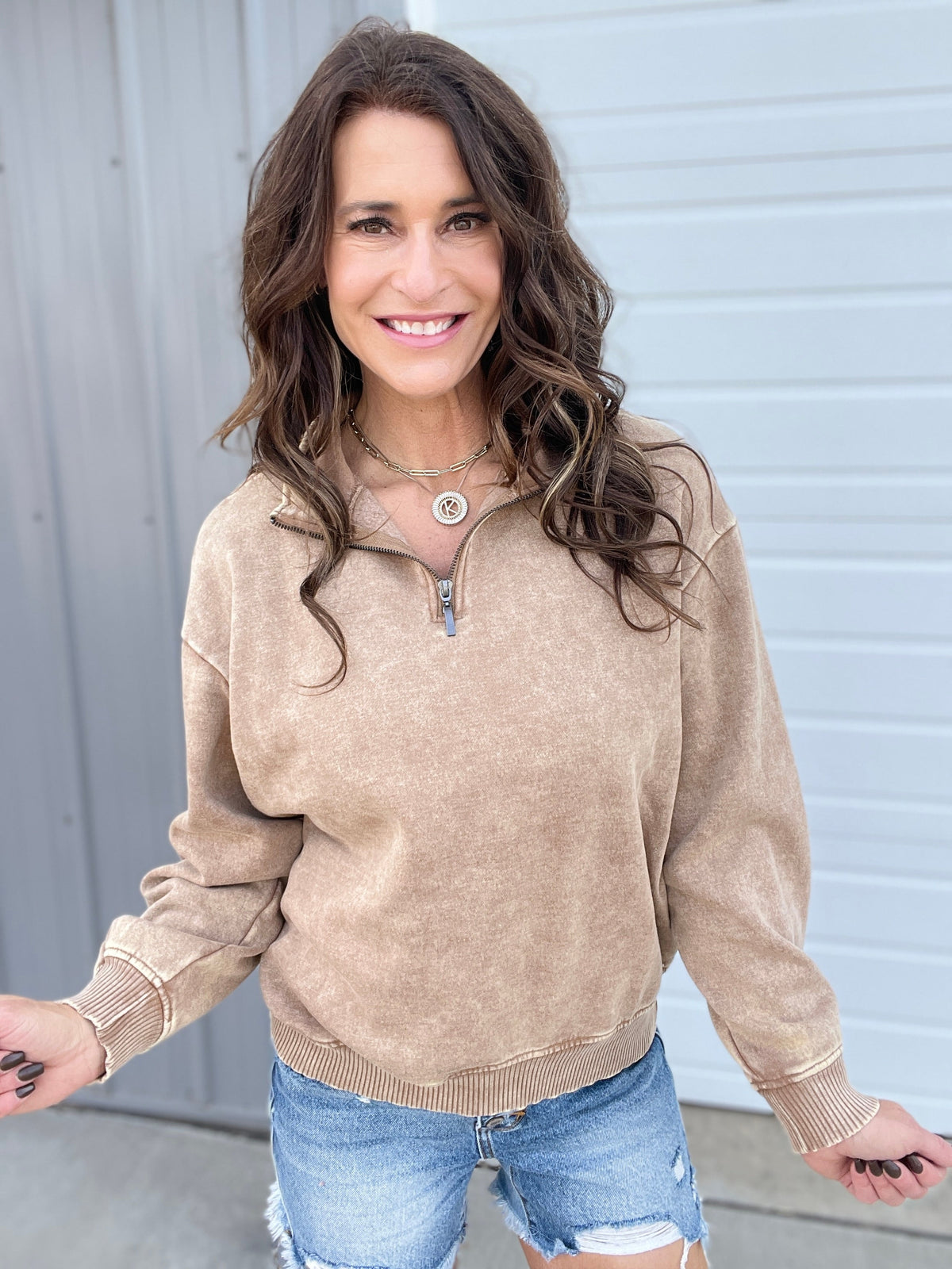 Always And Forever Acid Wash Pullover In 4 Colors *Final Sale*