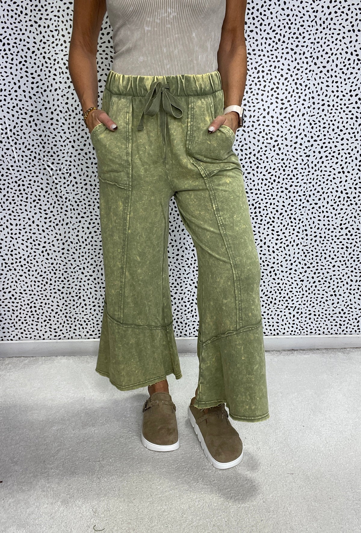 Squeeze The Day Flare Pants In 4 Colors