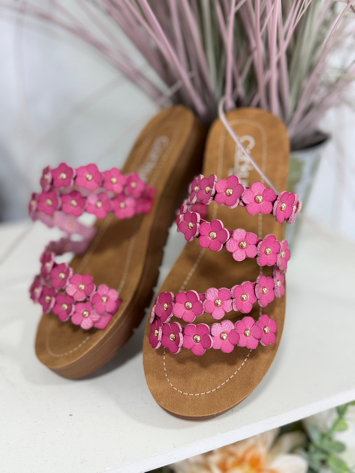 Corkys Garden Party Sandals In Pink