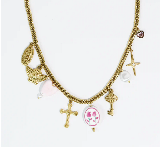 Sweet Faith Charm Necklace *Final Sale*