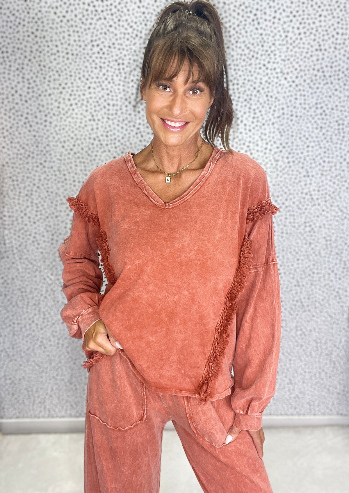 The Boho Bloom Lounge Top In 4 Colors *Final Sale*