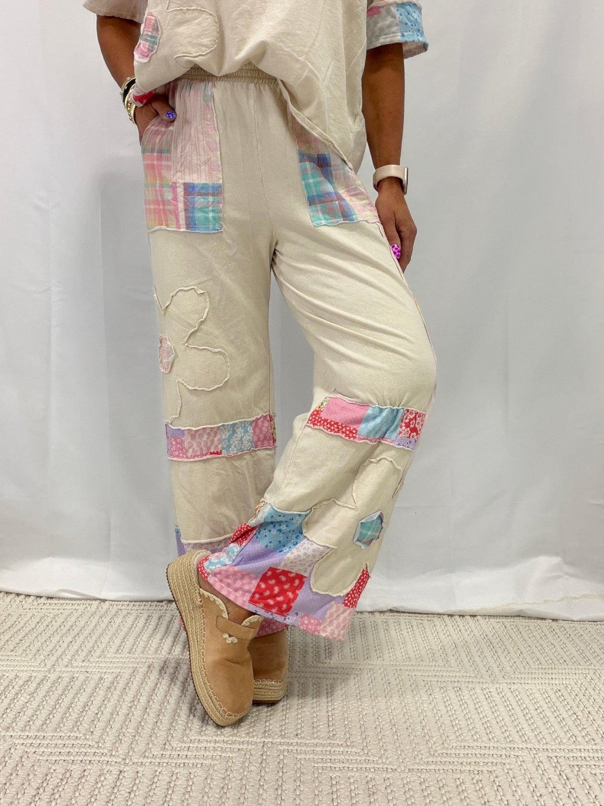 Chasing Daisies Plaid Bandana Pants In 4 Colors