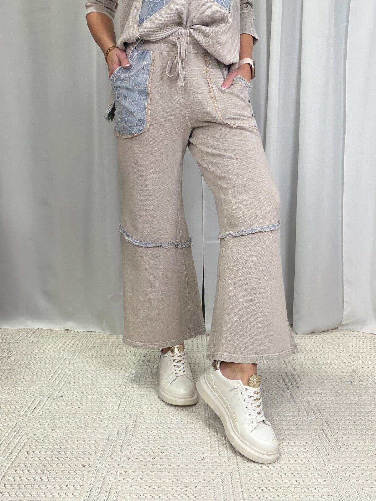 Starry Lounge Wide-Leg Pants in 4 Colors
