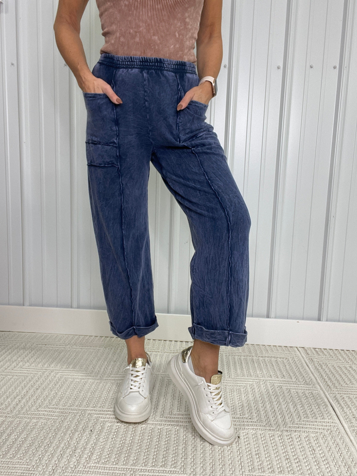 Charmed Life Rolled-Up Hem Pants In 4 Colors