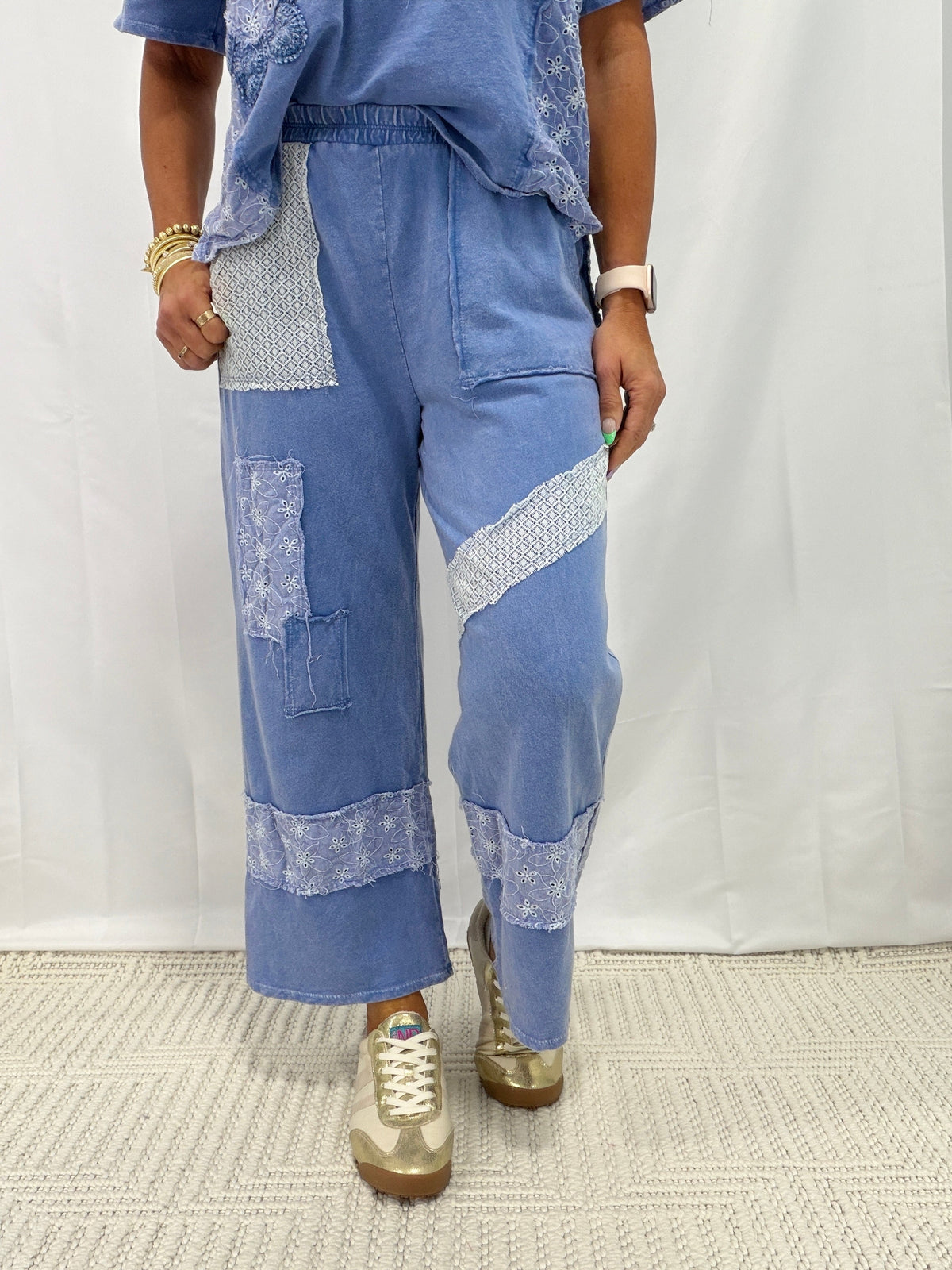 It All Works Out Lace And Floral Pants In 3 Colors