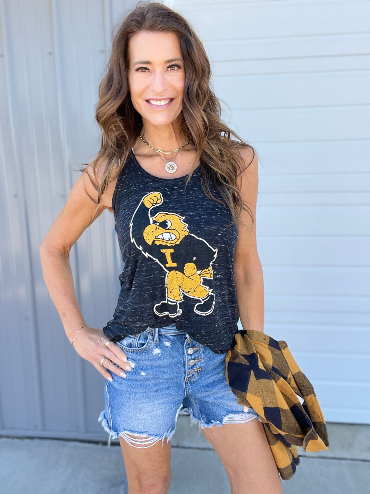 Fighting Herky Marble Tank Top In 2 Colors
