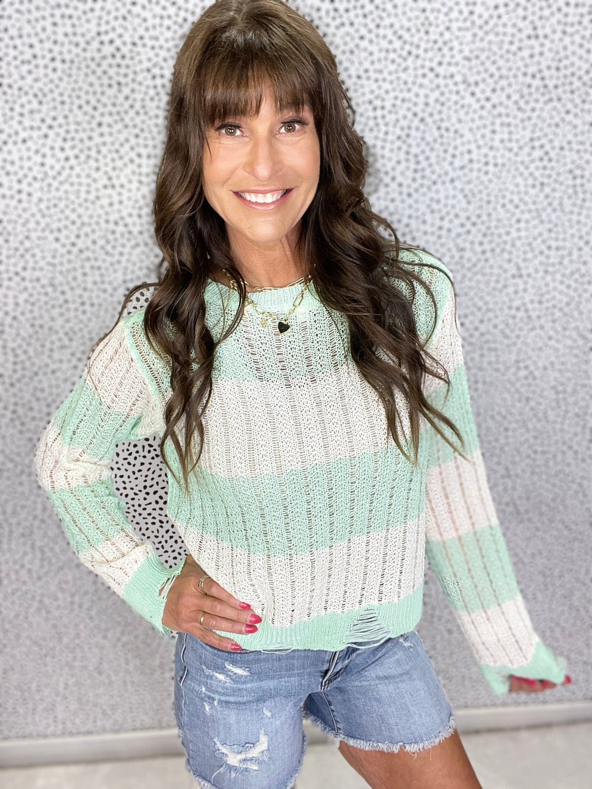 Pol Breeze Block Sweater in 3 Colors