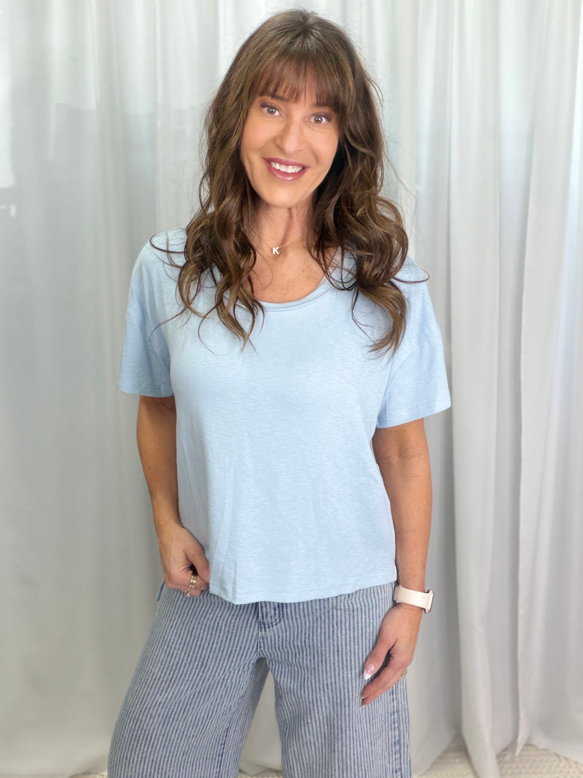 POL Louisiana Moon Short Sleeve Top In 4 Colors