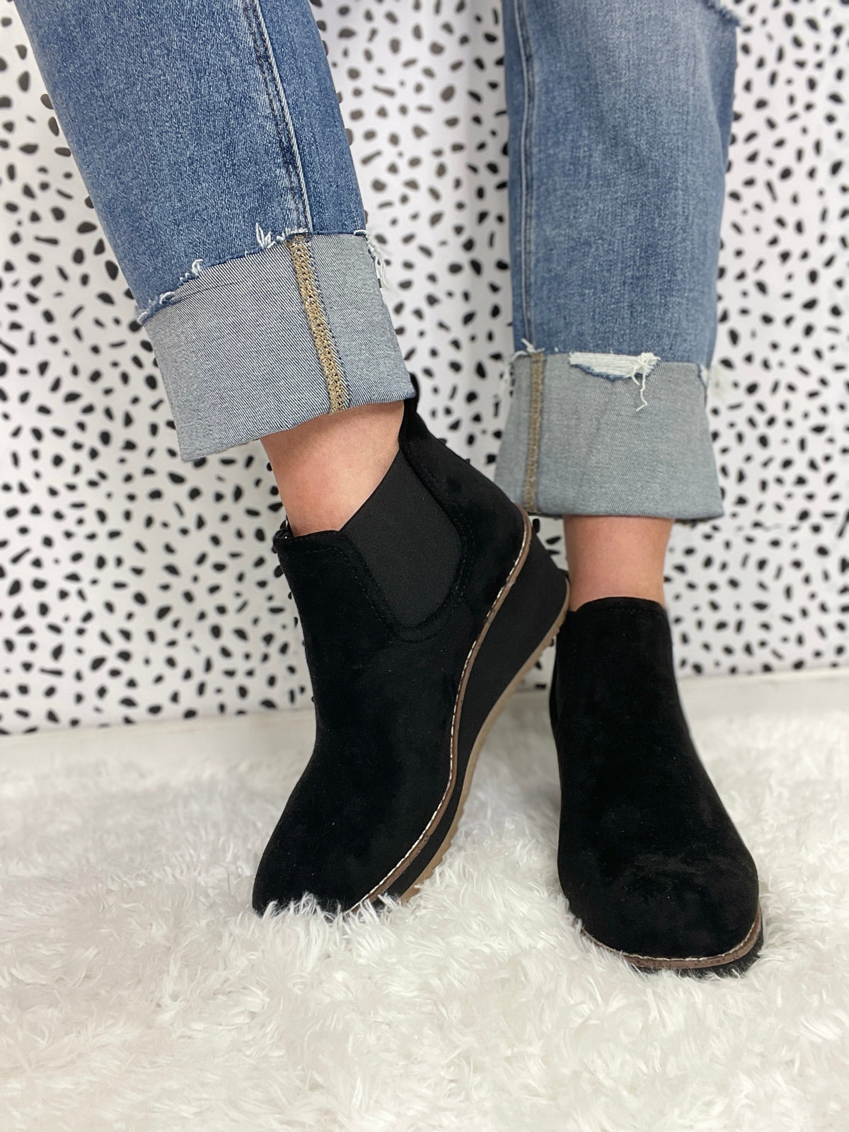Corkys Love You A Lotta Black Bootie *Final Sale*