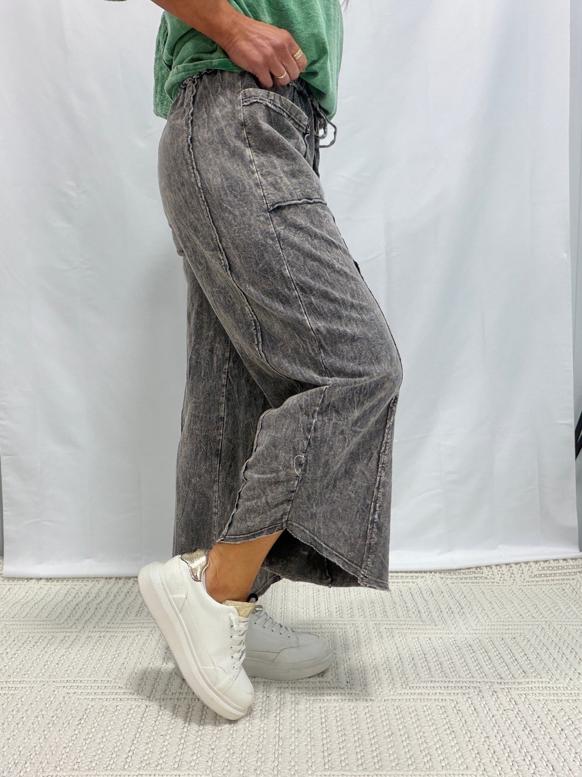 It's A Vibe Front Tie Pants In 10 Colors