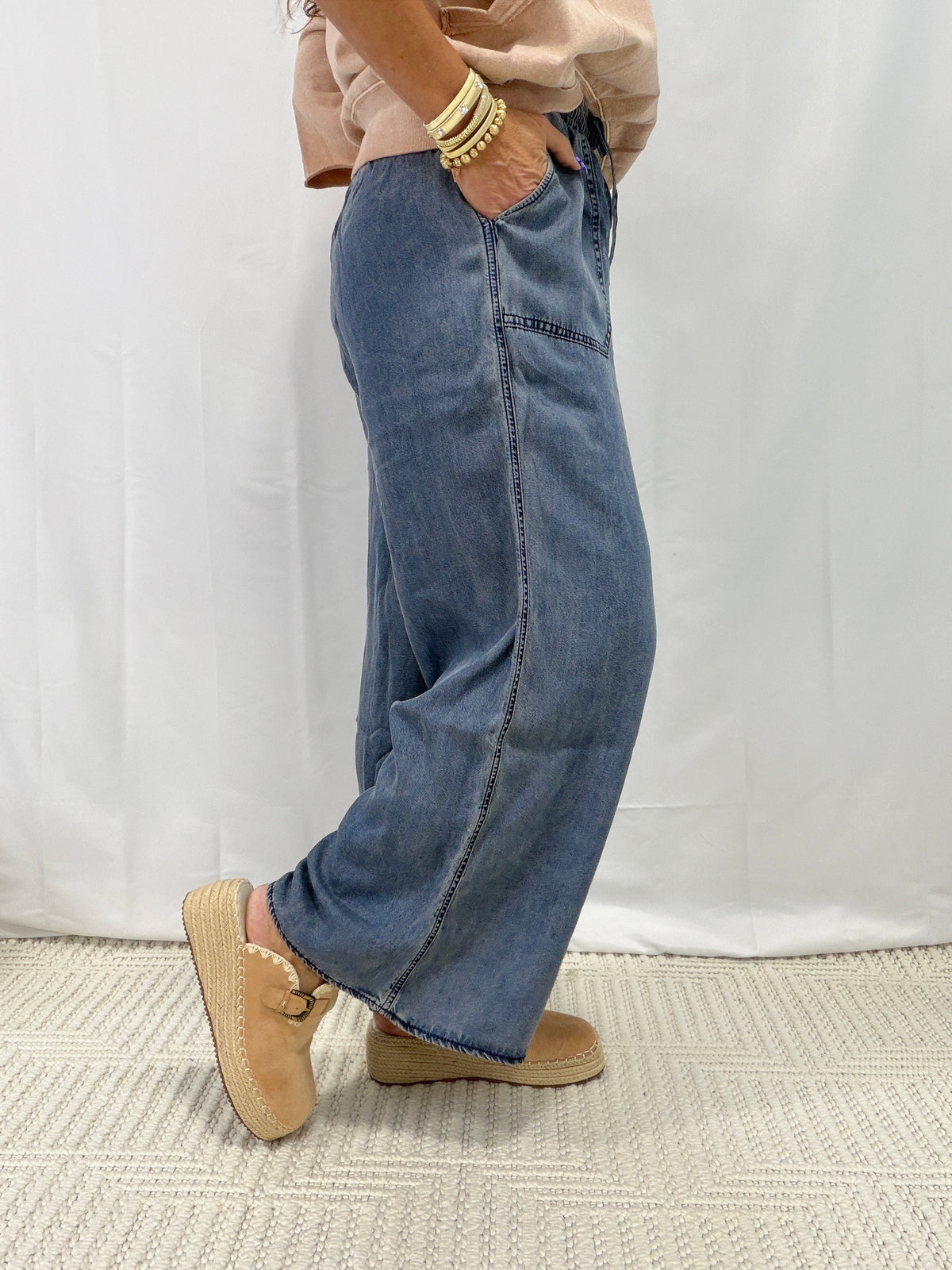 I'll Never Lie Tencel Wide-Leg Pants In 2 Colors