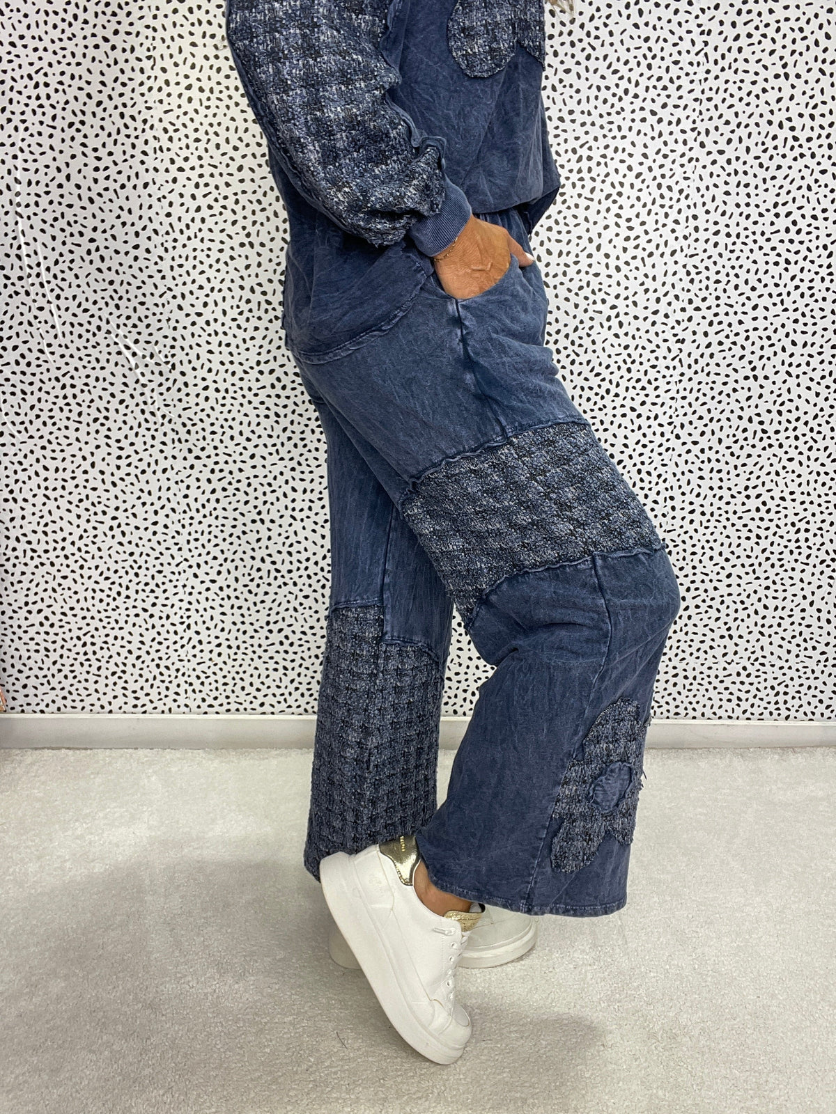 Wildflower Patchwork Wide Leg Pants in 2 Colors *Final Sale*