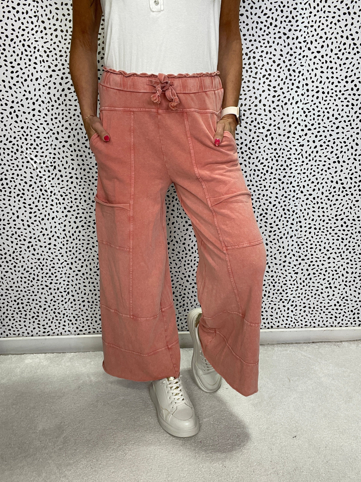 Not The Only One Wide Leg Palazzo Pants In 11 Colors *Final Sale*