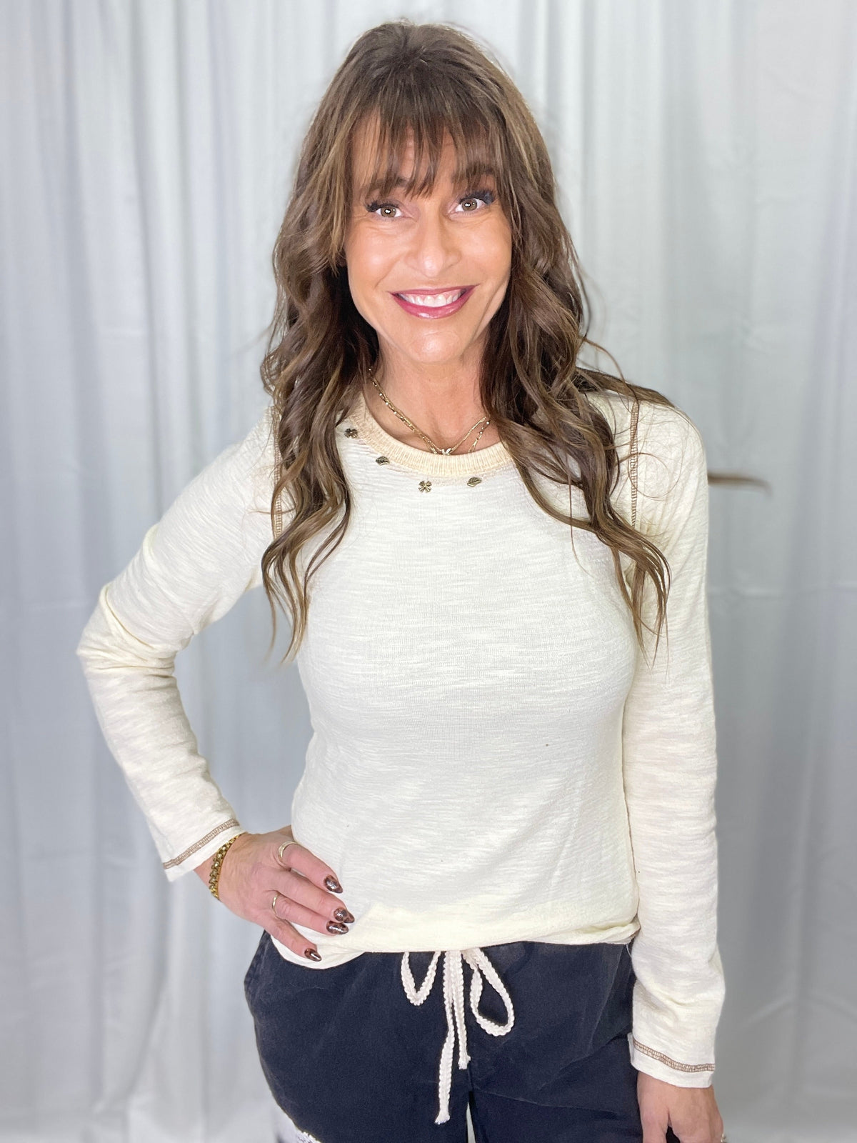 POL Daily Special Long Sleeve Top In 3 Colors