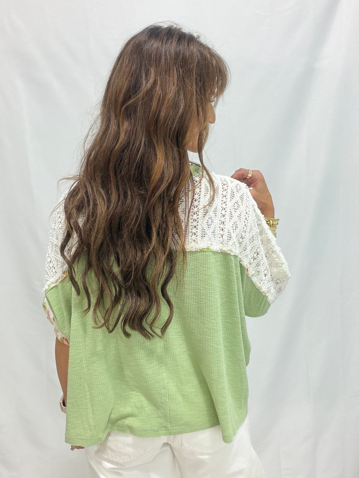POL Blushing Garden Oversized Top In 3 Colors