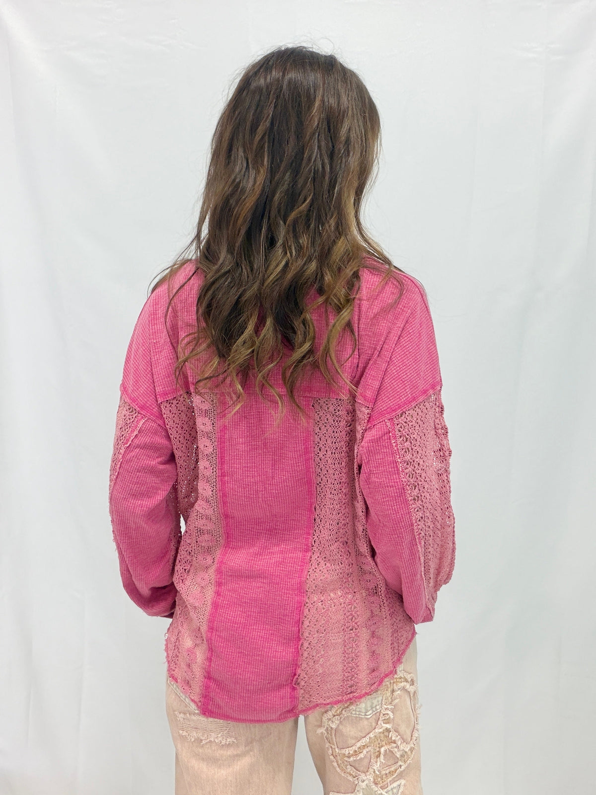 Pol The Rowan Lace Panel Top in 3 Colors