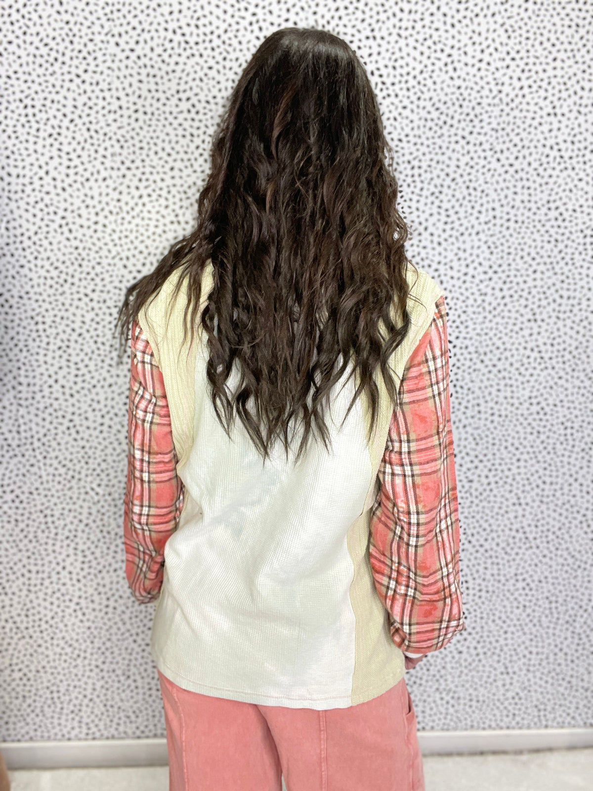 POL Into The Stars Long Sleeve Roomy Top In Sage *Final Sale*