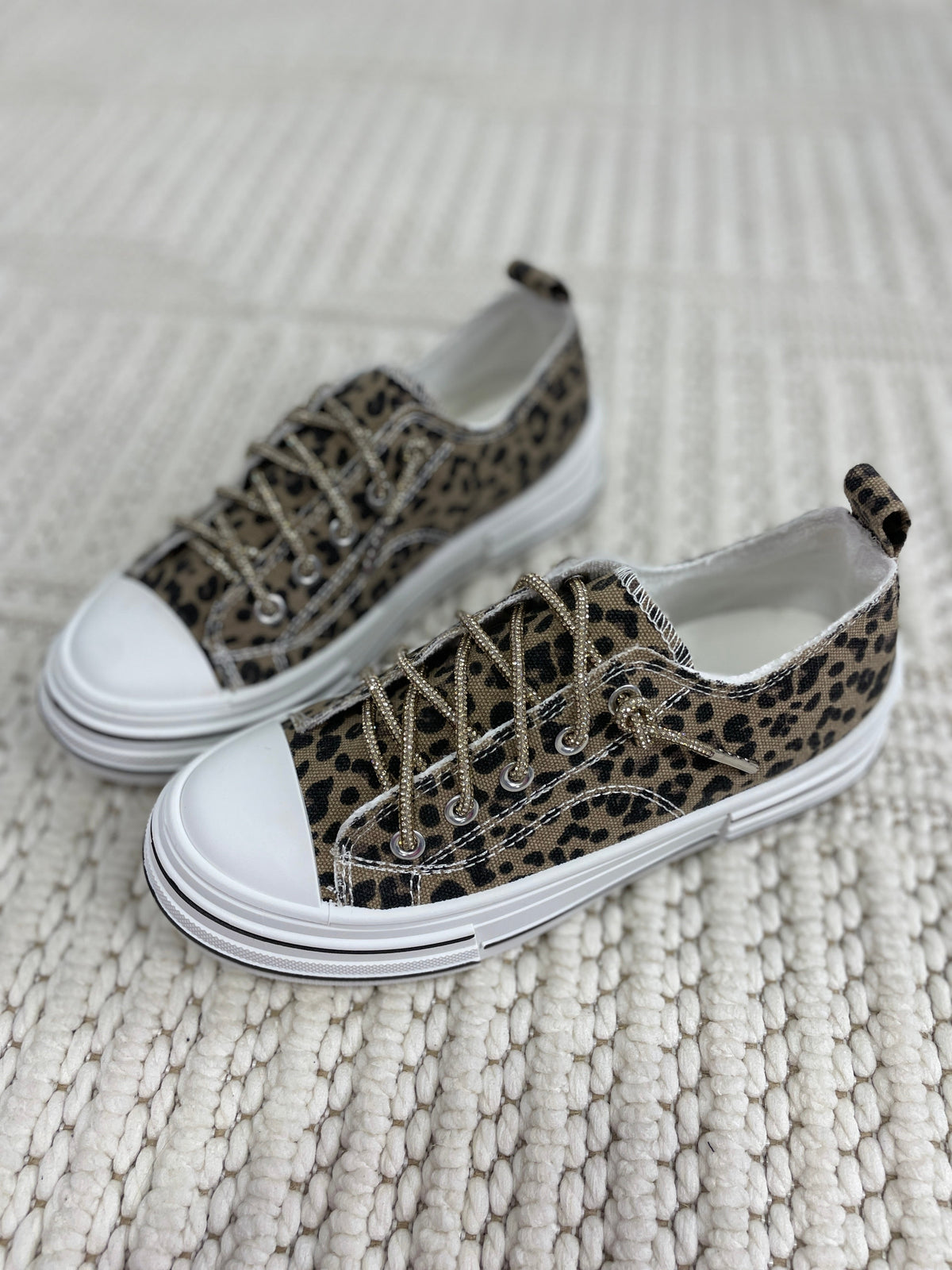 Very G Aman Leopard Tan Sneakers