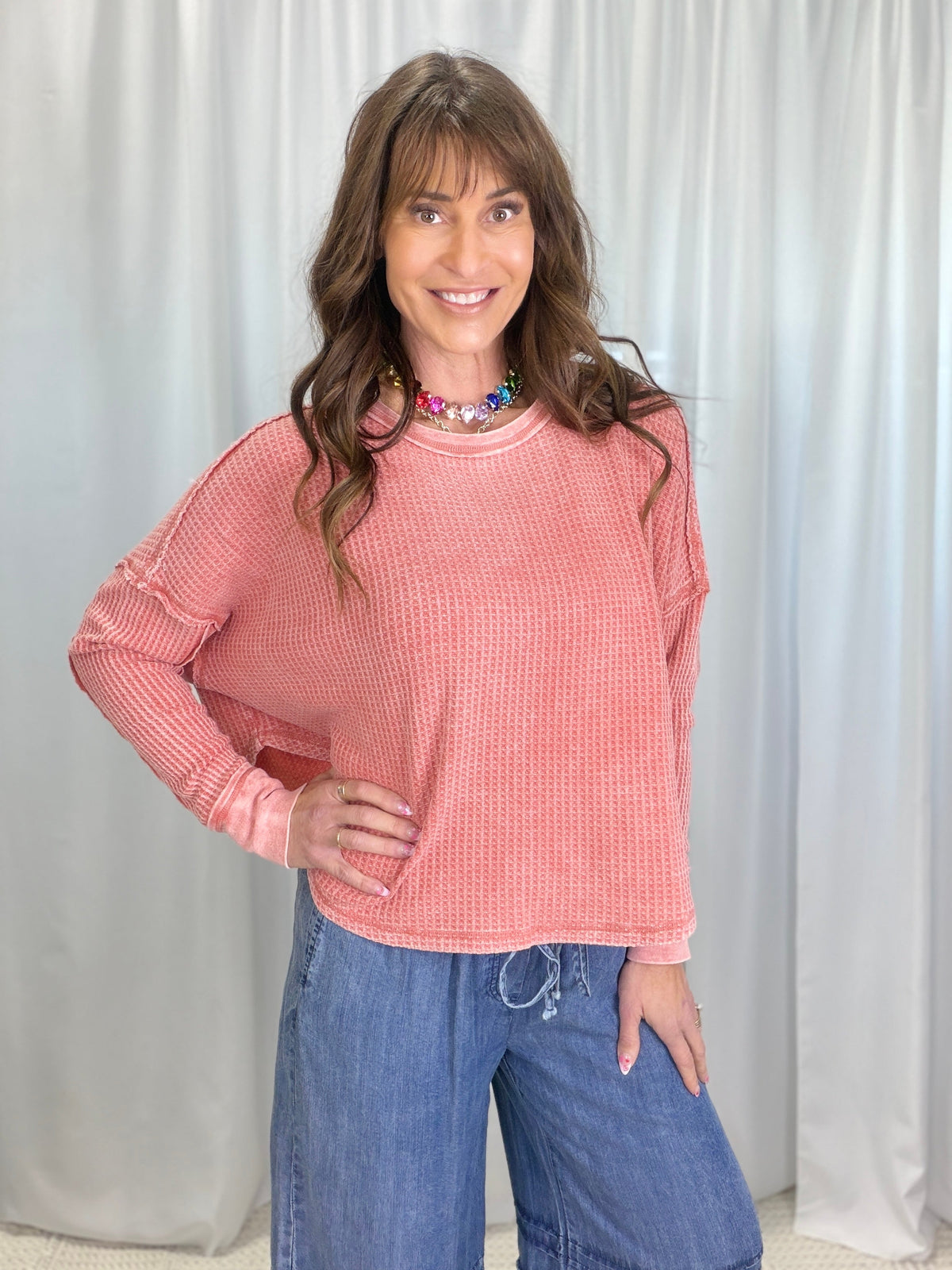 Rhythm And Reset Top In Ember