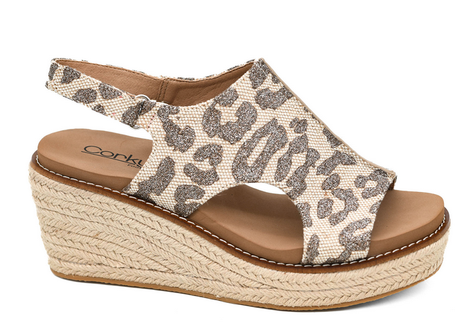 Corkys K Bye Sandals In Leopard
