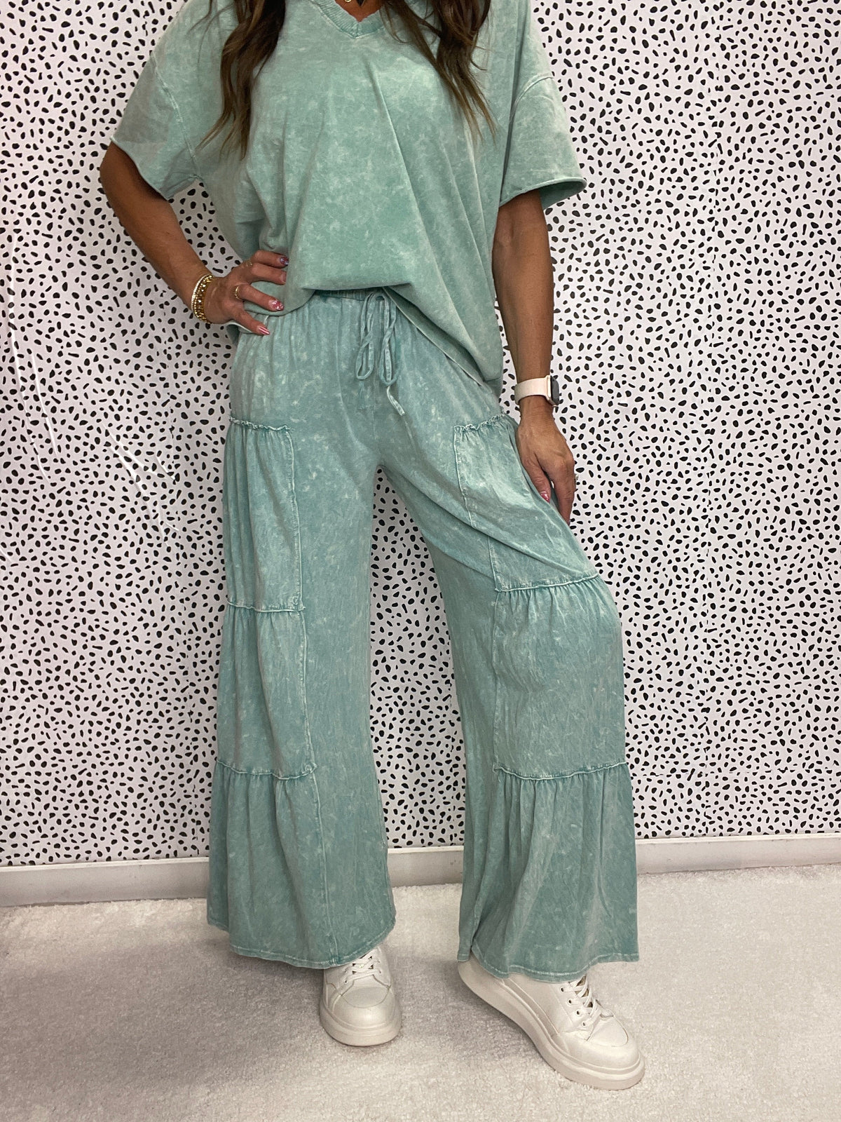 Just Go With It Wide Leg Pants In 2 Colors *Final Sale*