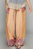 POL Boho Bloom Lace And Floral Print Pants In Apricot