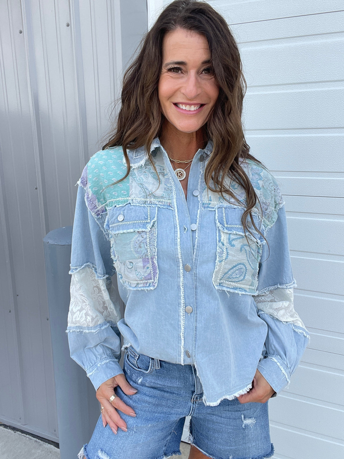 Pol Check Yourself Balloon Sleeve Shirt In 4 Colors