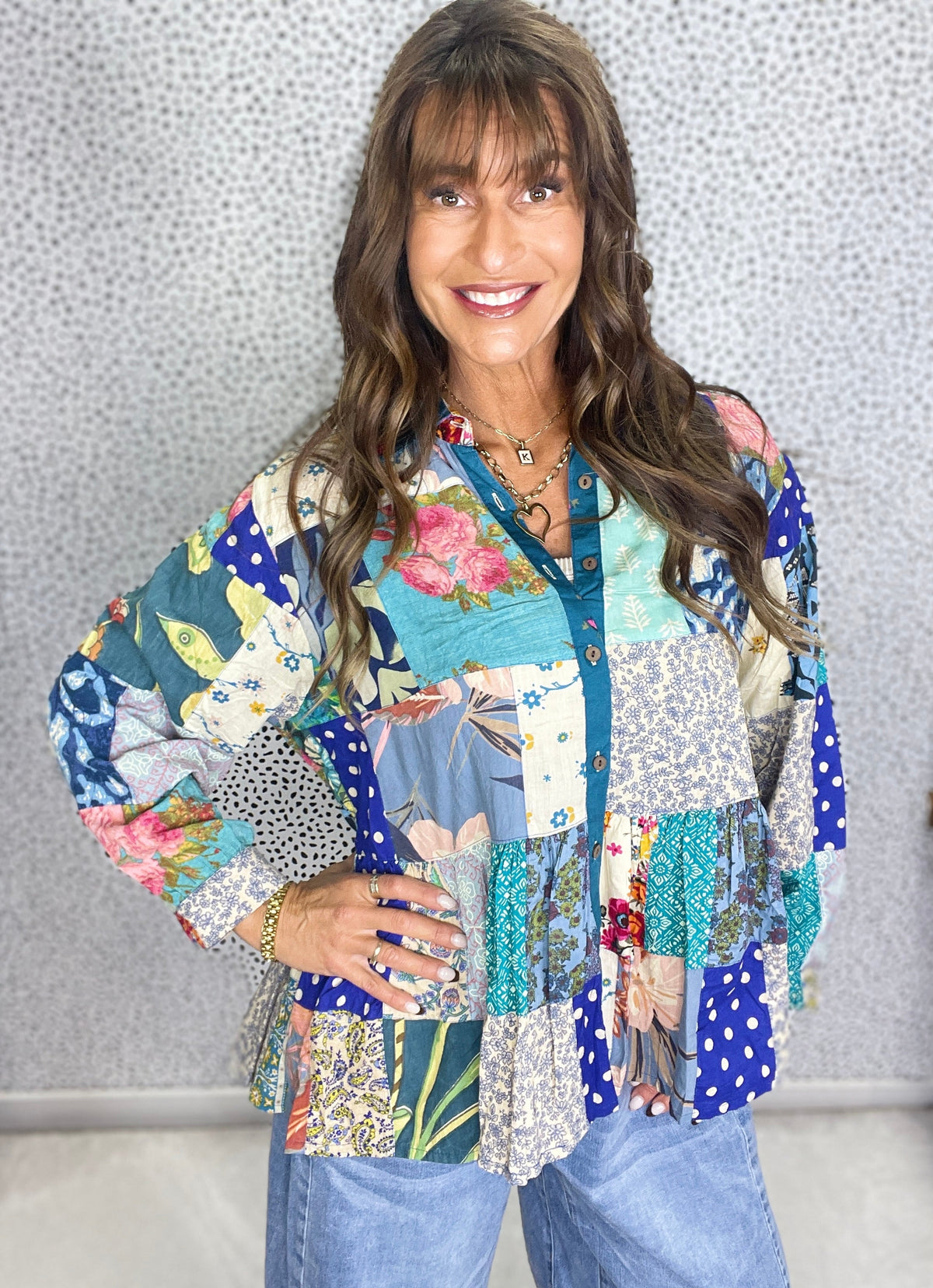 Boho Mosaic Patchwork Jacket