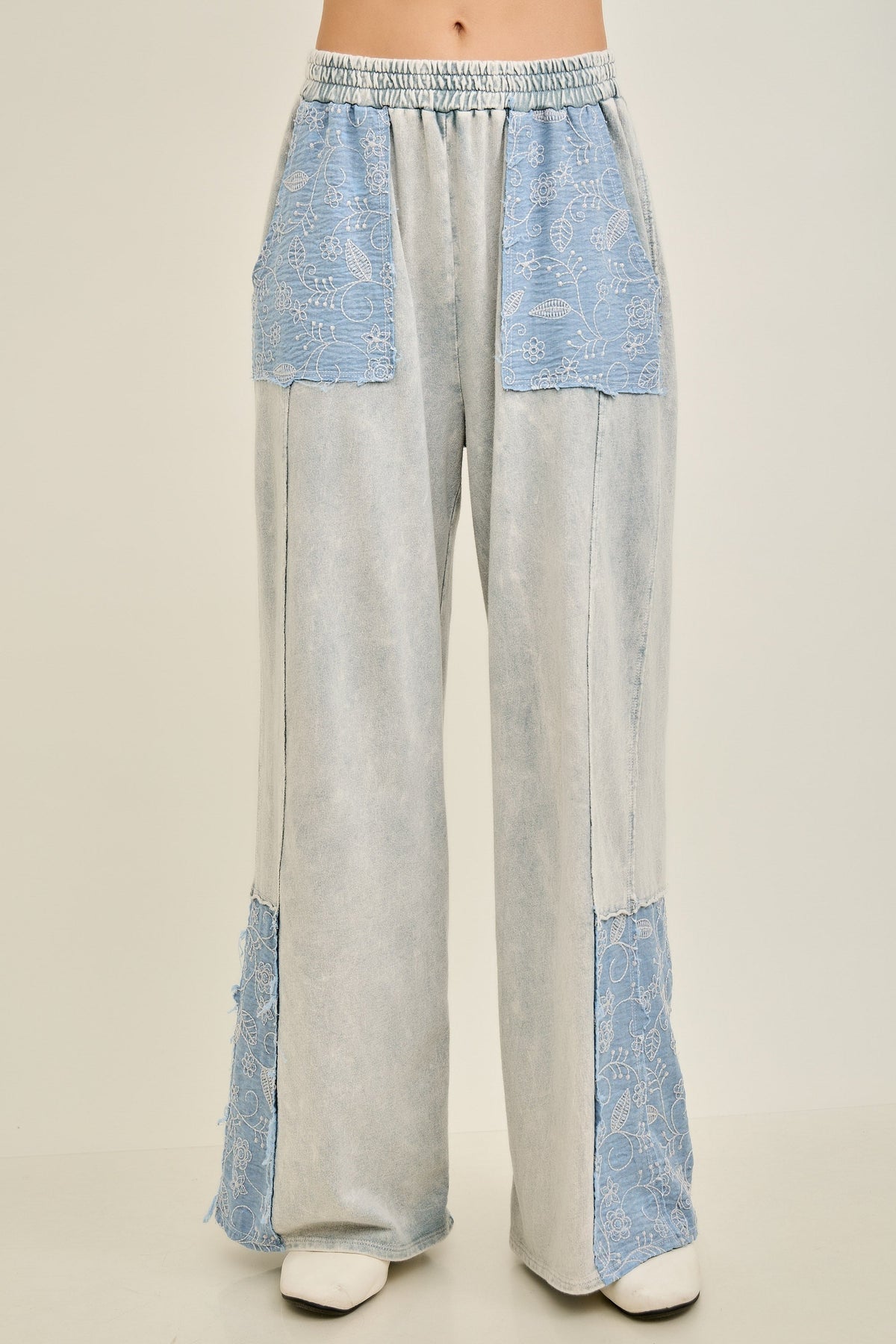 Wildflower Party Mineral Washed Pants In 2 Colors