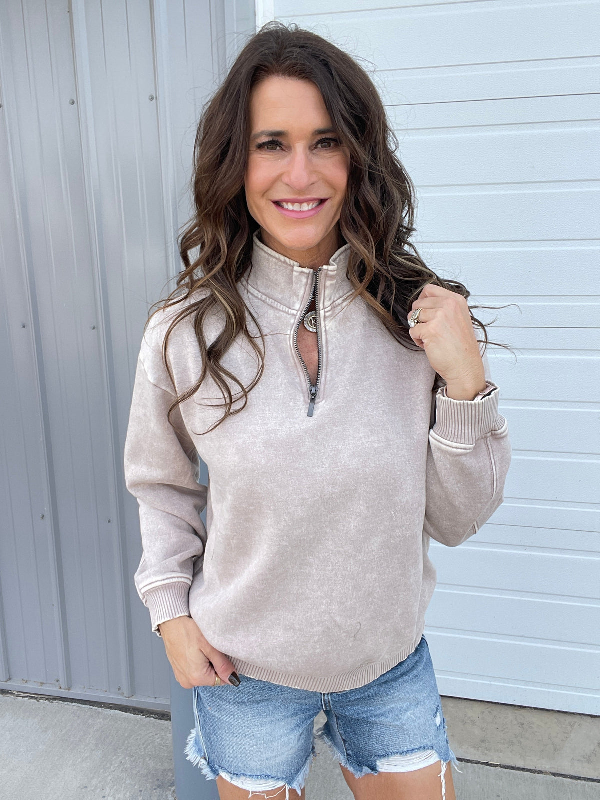 Always And Forever Acid Wash Pullover In 4 Colors *Final Sale*