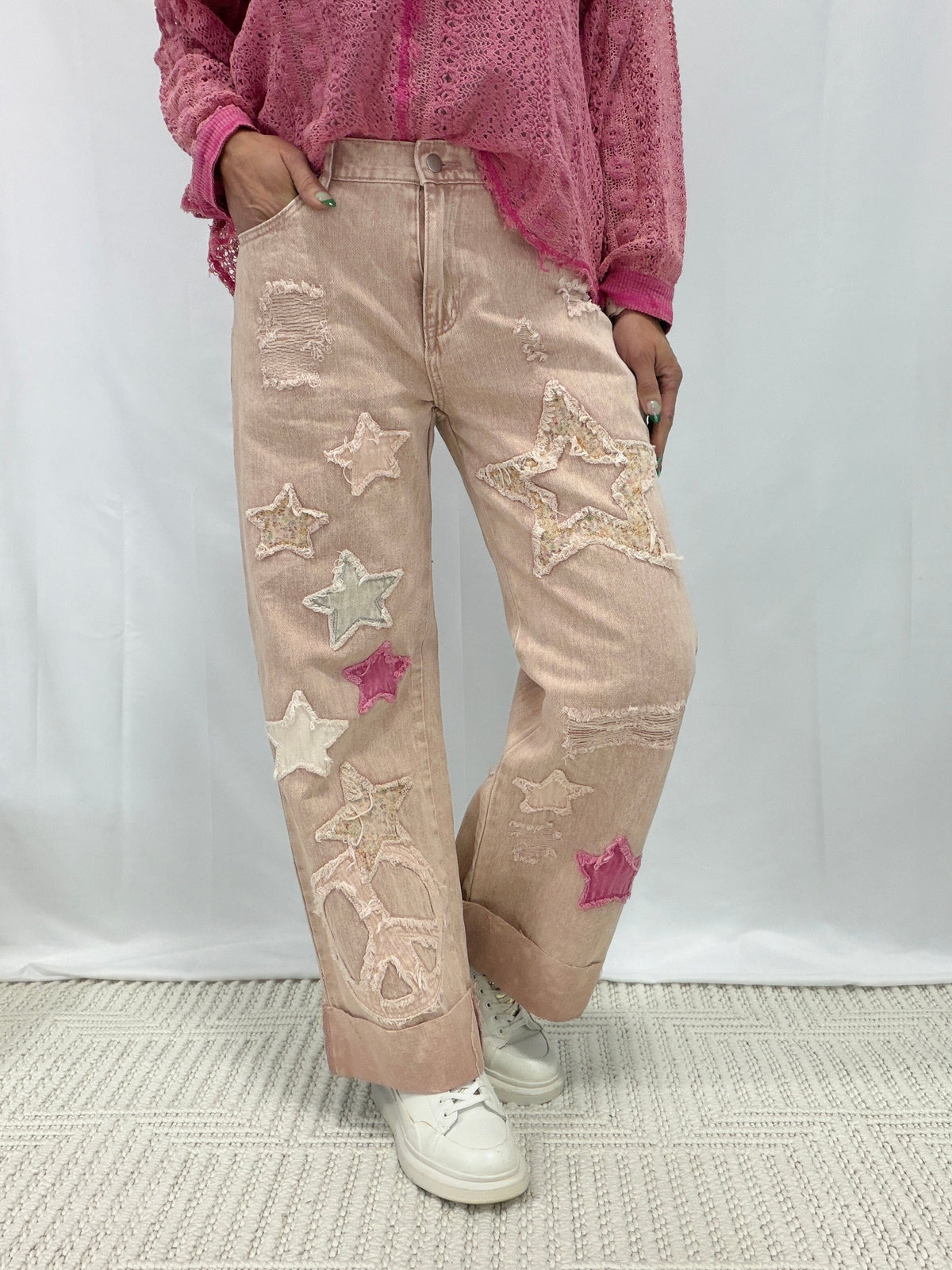 Oli & Hali Aurelia Washed Super Star Jeans 455 In 2 Colors *Final Sale*