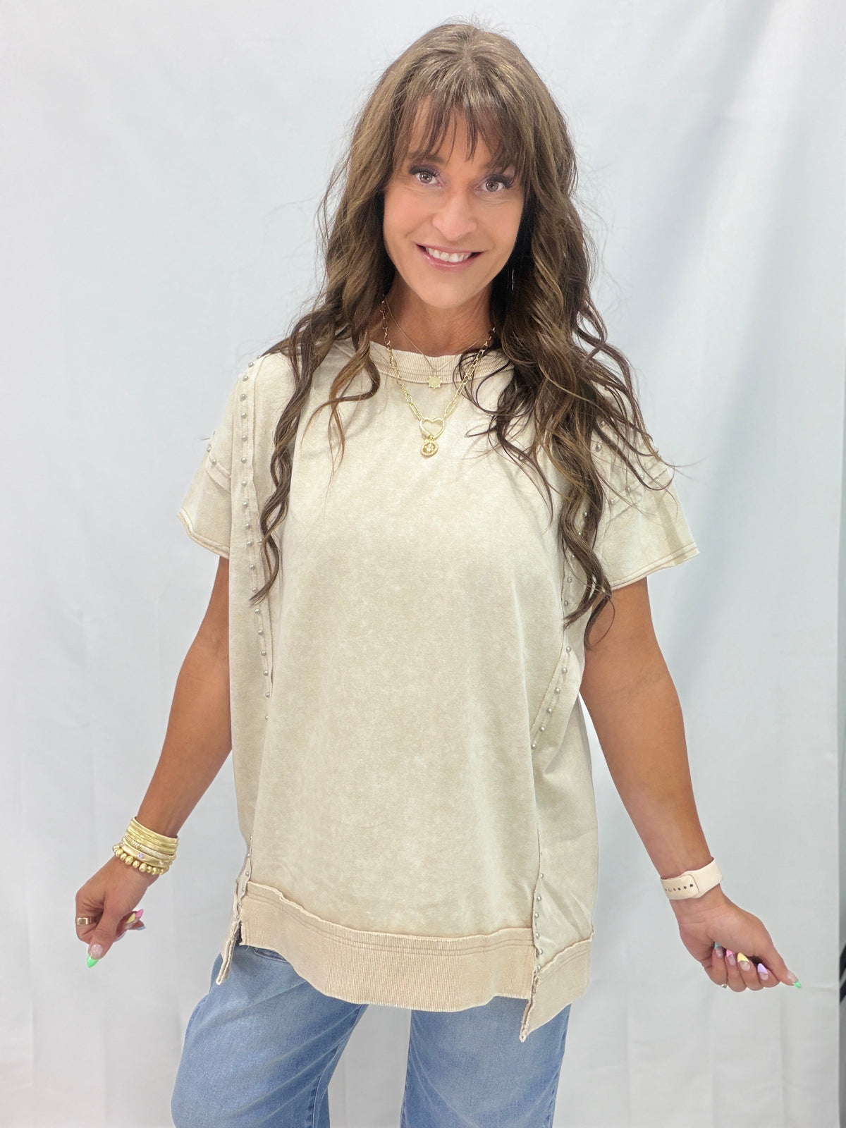 Baby Forever Short Sleeve Top In 2 Colors
