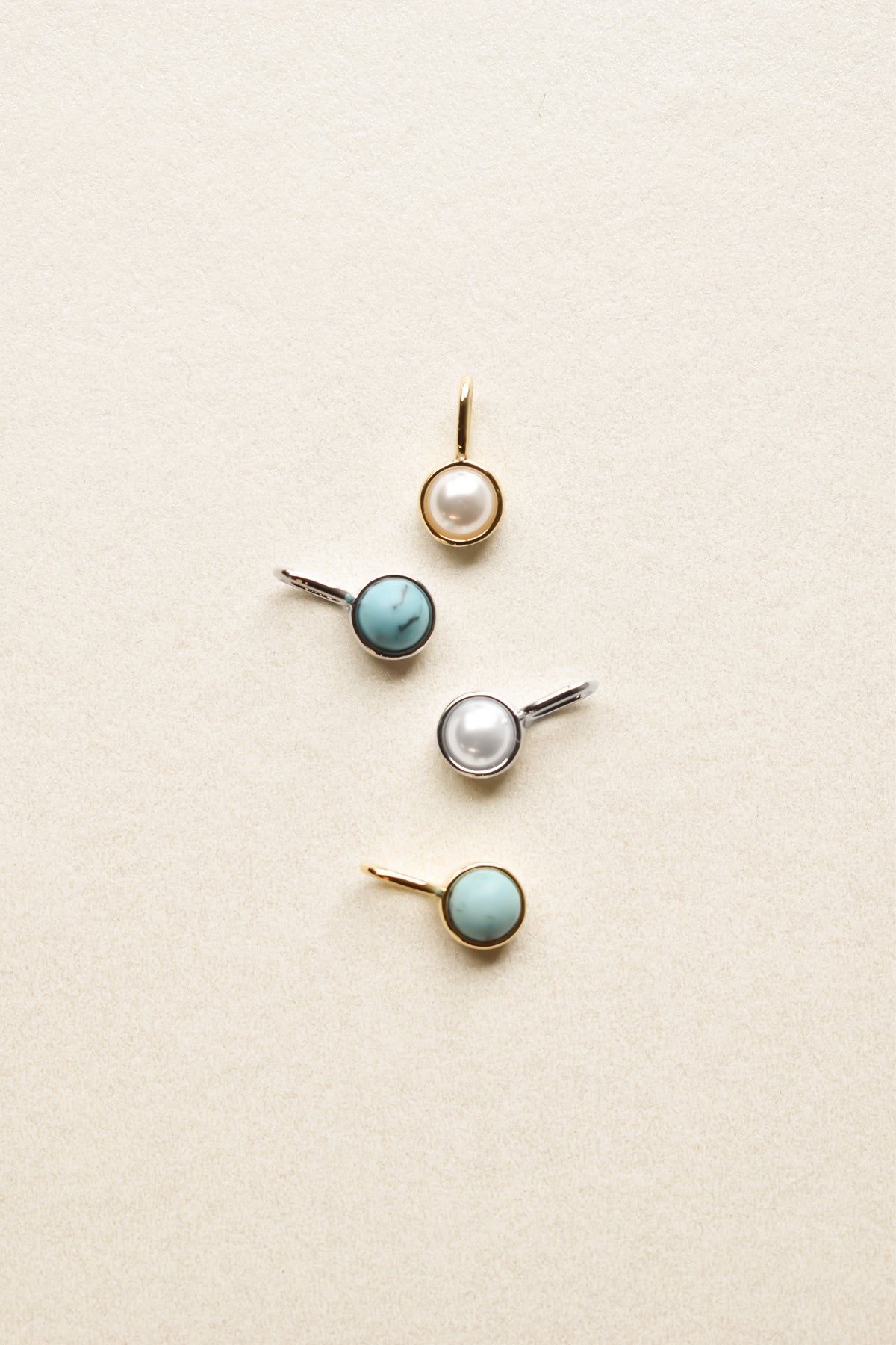 PREORDER Bezel Set Stone Charm *Final Sale*