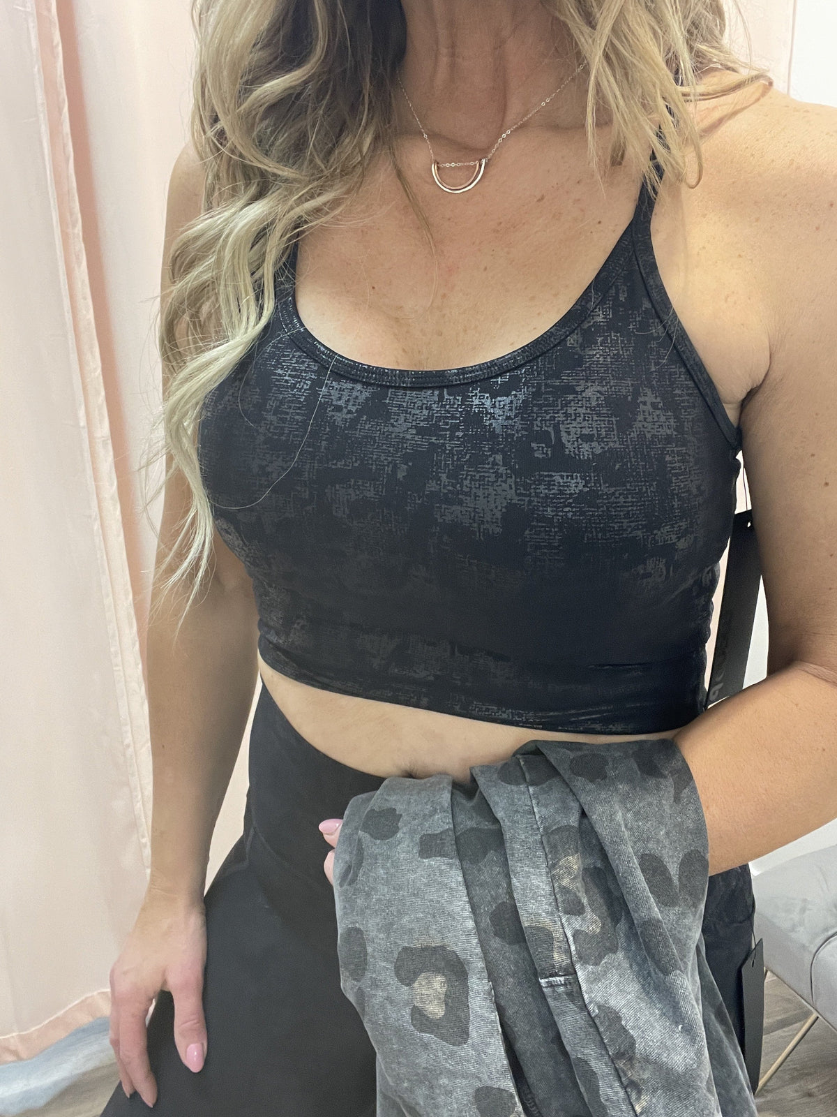 Glimmer Of Greatness Longline Sports Bra *Final Sale*
