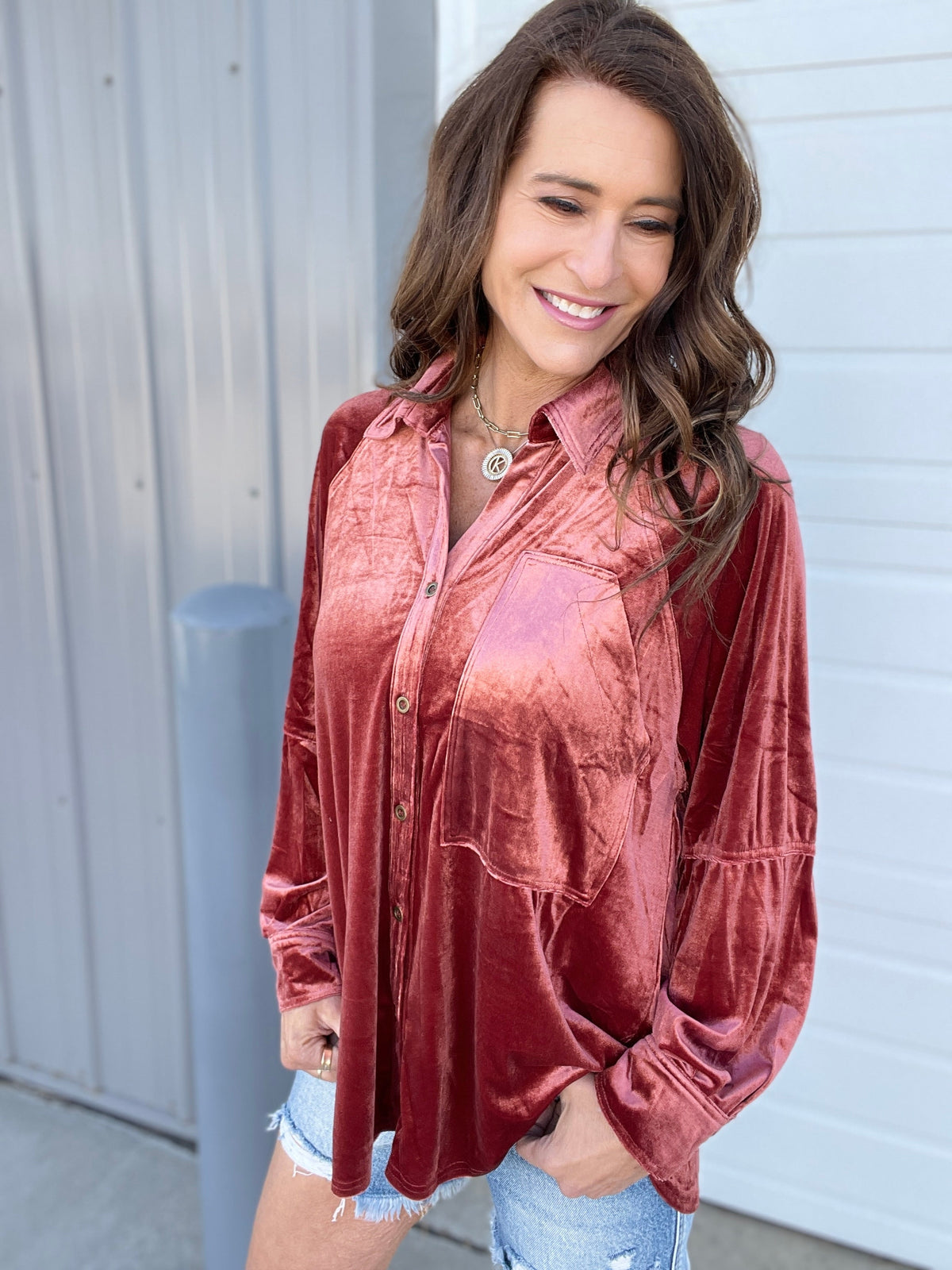 Make It After All Oversized Velvet Top In 3 Colors *Final Sale*