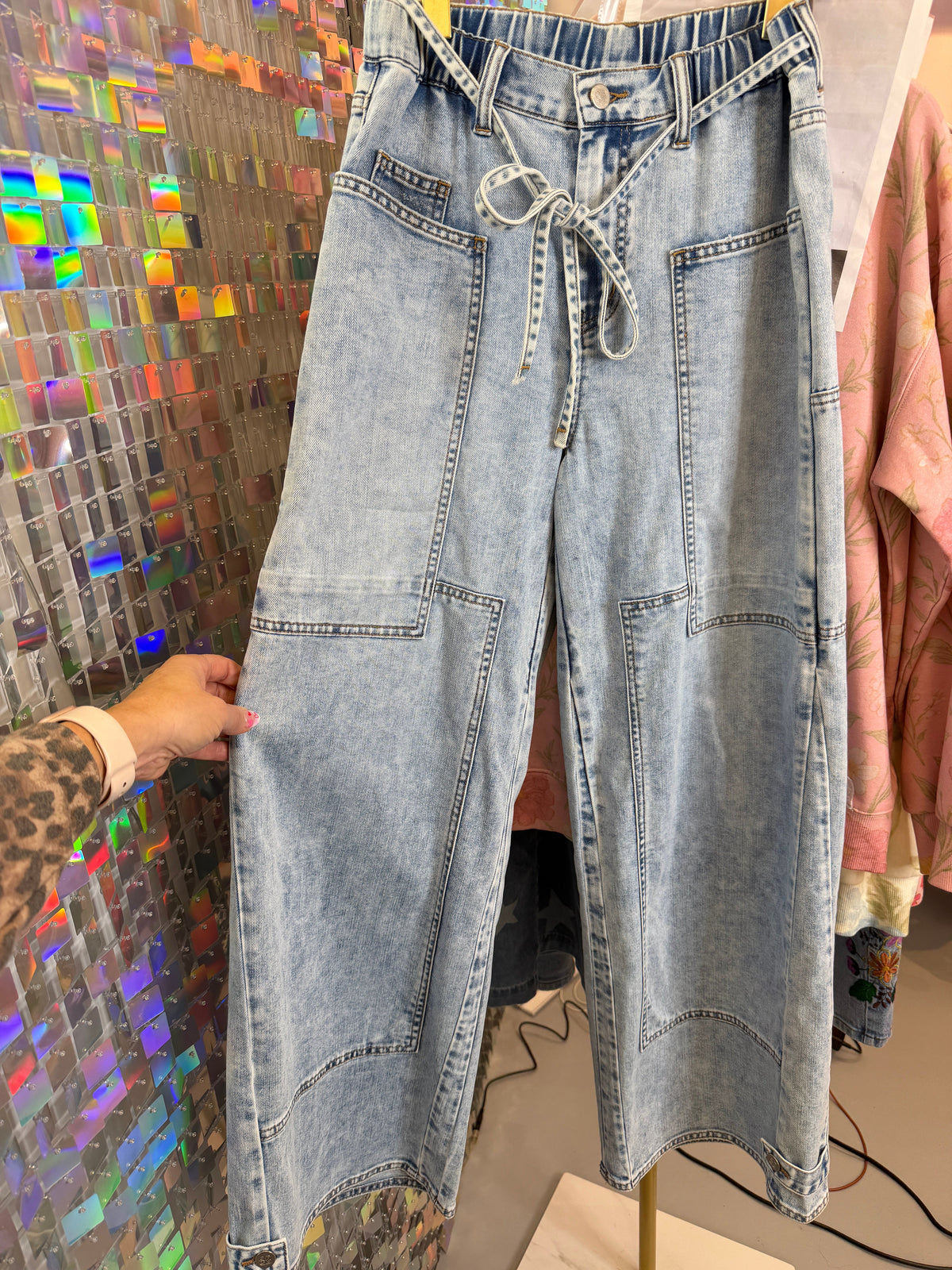 Pre-Order Jovi Tie Waist Jeans