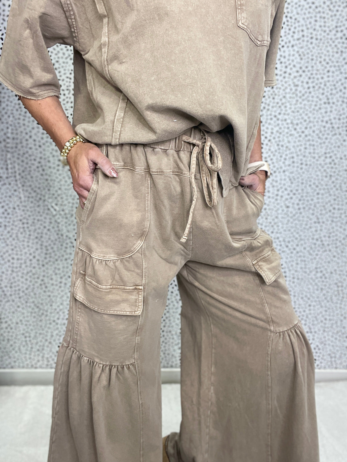 Reaching Out Mineral Washed Pants In 5 Colors