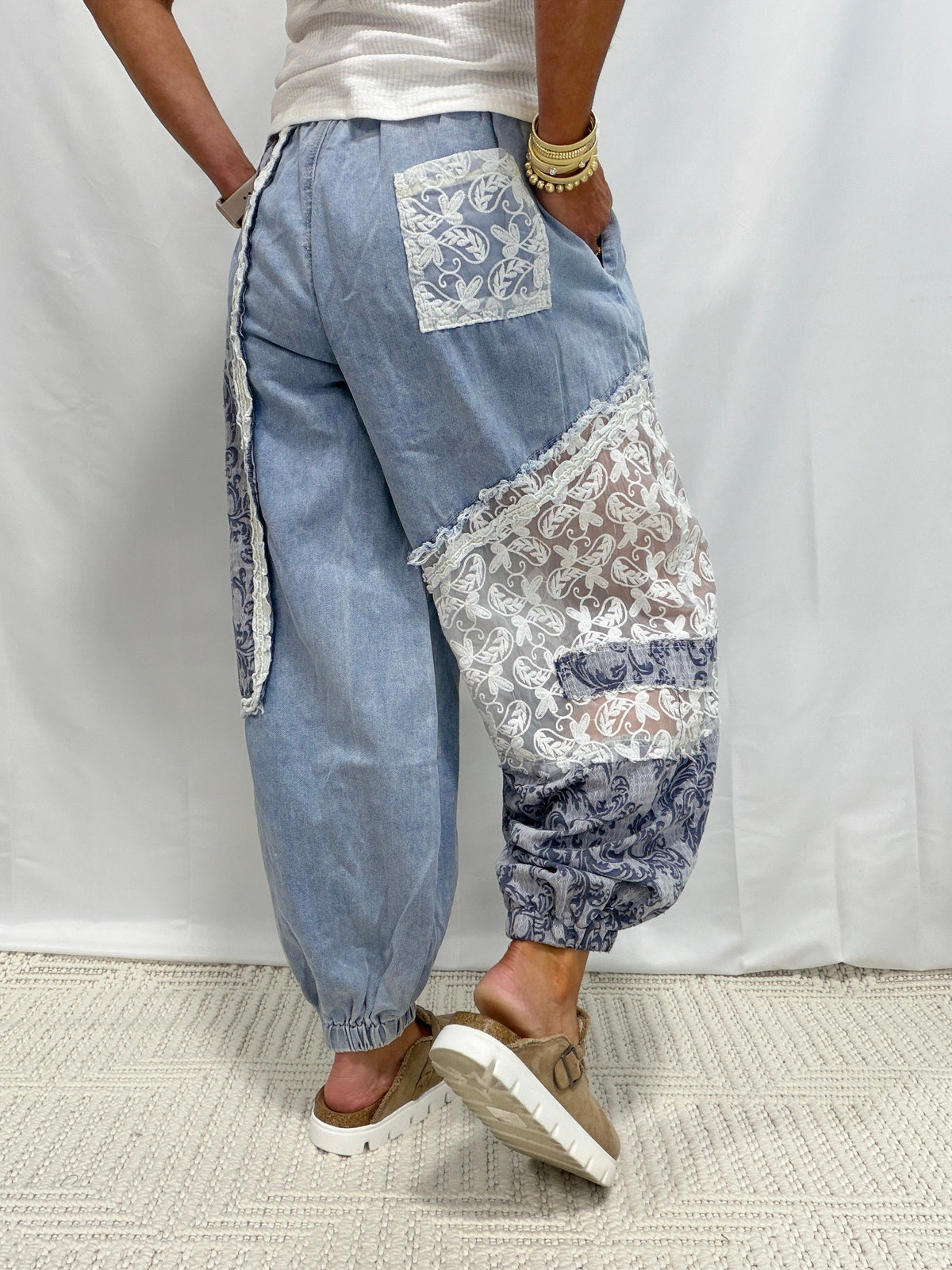 POL You Make Me Forget Crochet Accent Bottoms In 2 Colors