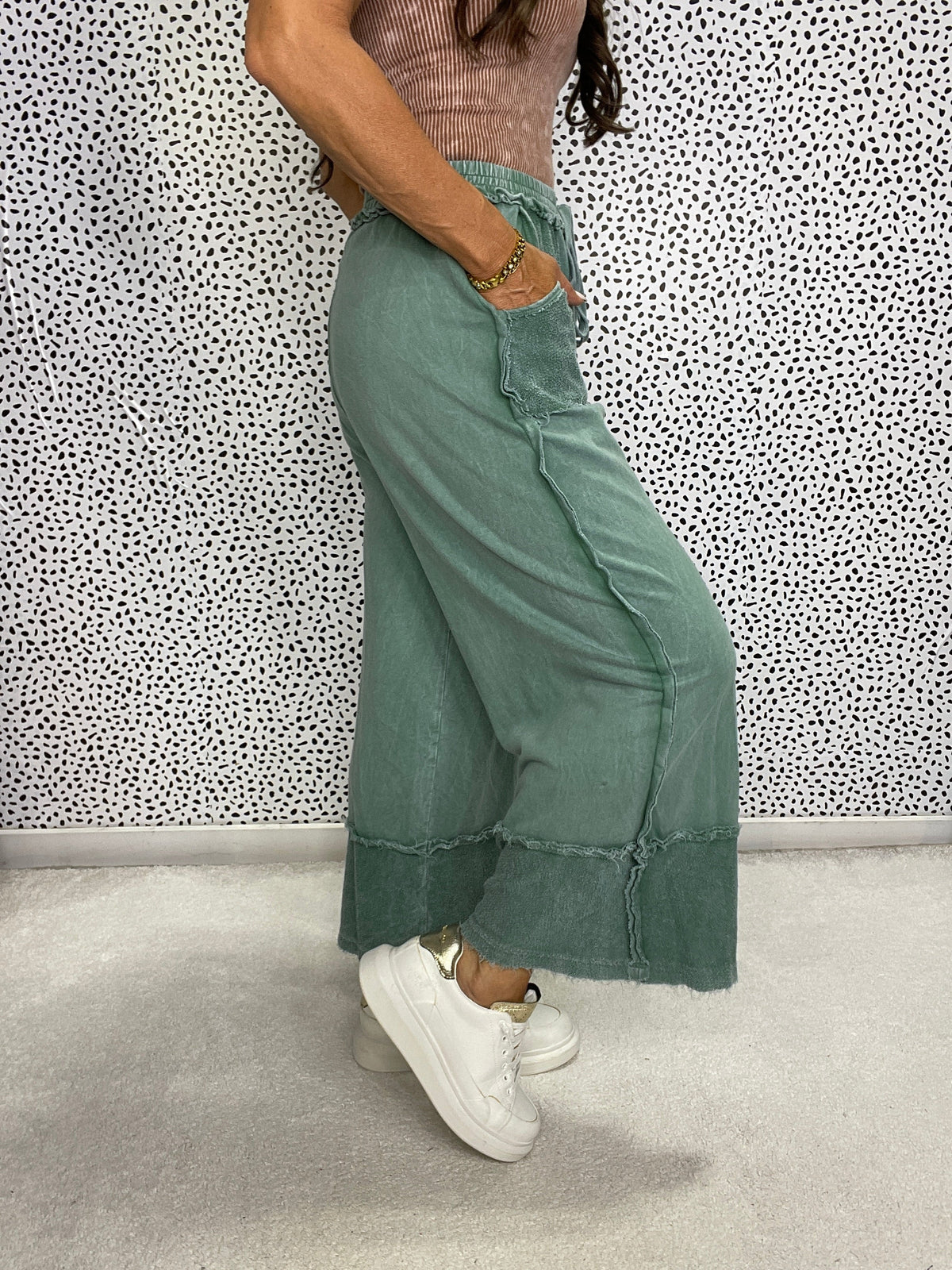 Pretty Girl Easy Mineral Wash Pants In 13 Colors