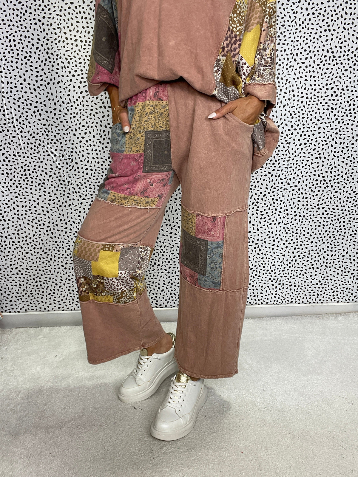 Bandana Dreams Patchwork Pants In 3 Colors