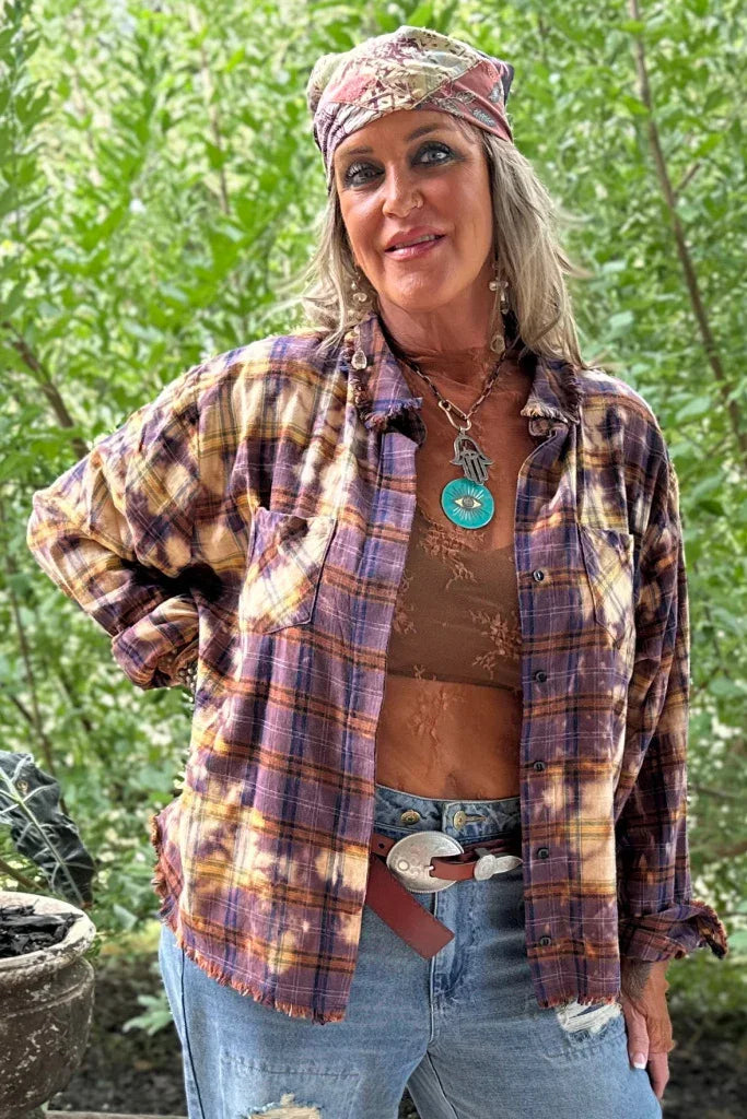 Jaded Gypsy Afternoon Breeze Flannel