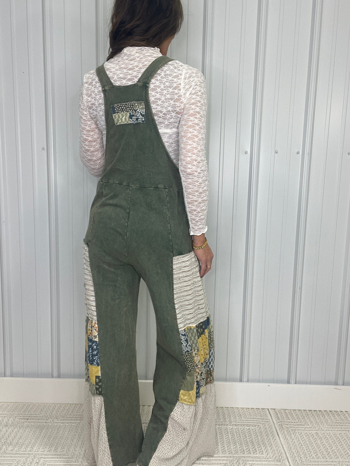 Meadow Mosaic Patchwork Jumpsuit in 2 Colors *Final Sale*