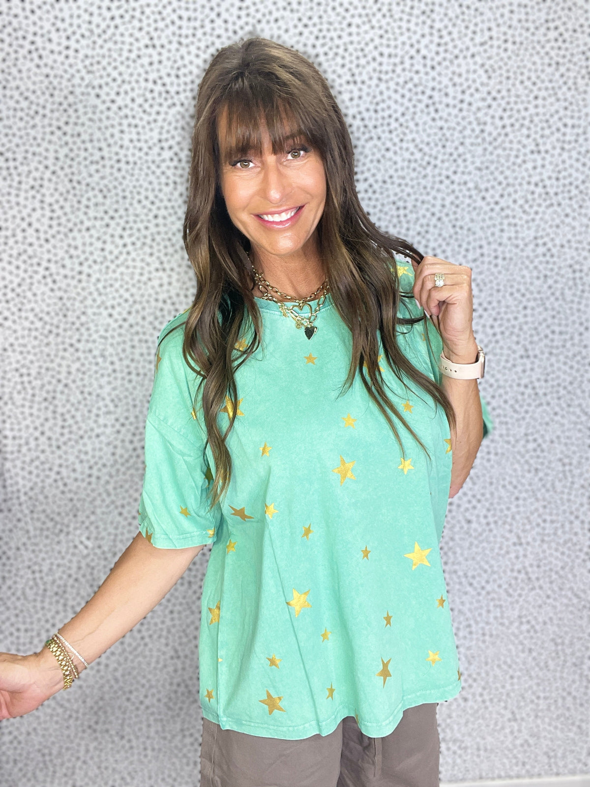 Starlit Comfort Washed Cotton Knit Top in 3 Colors